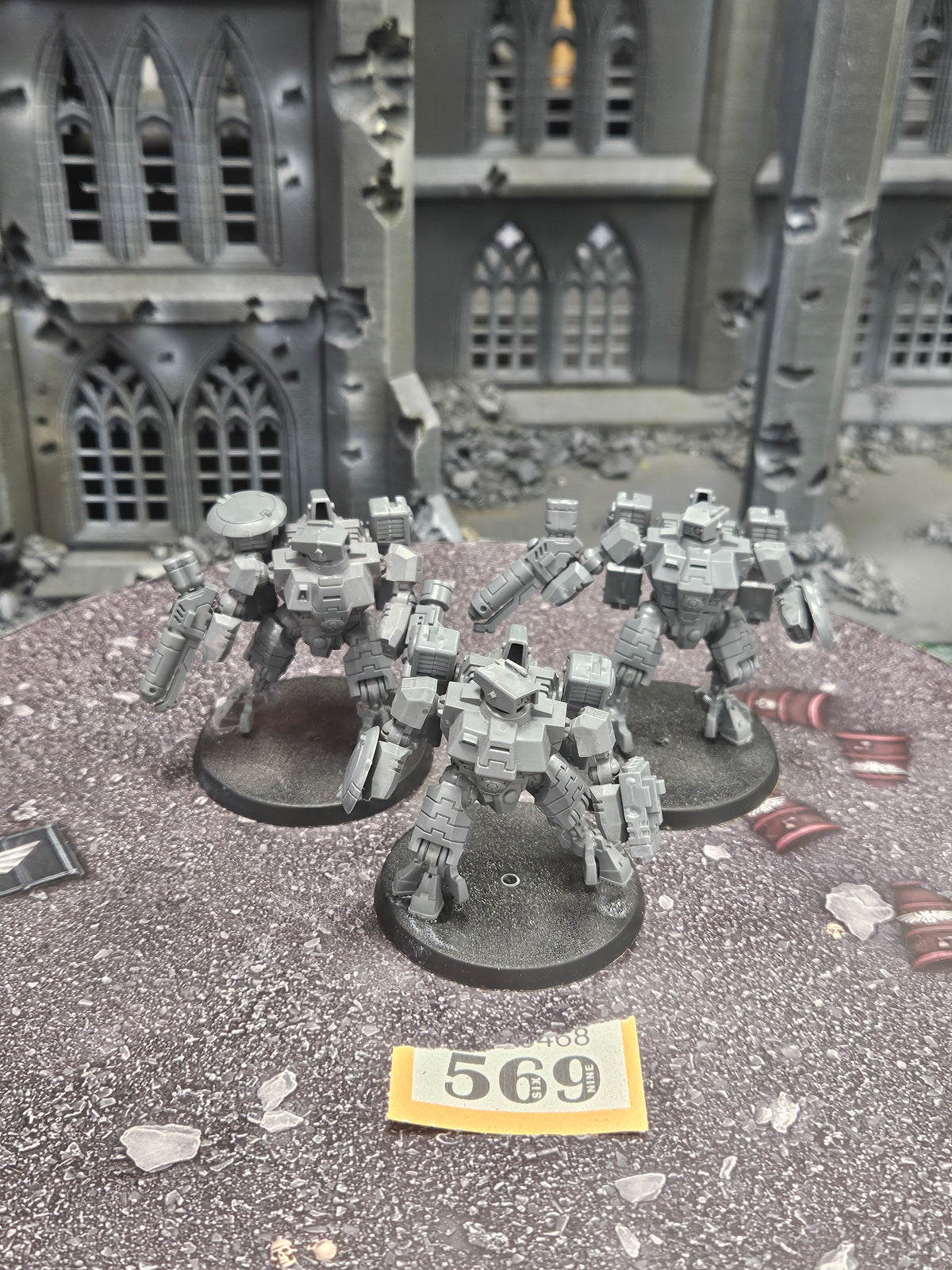 3x Crisis Battlesuits #569 Tau T'au Empire Warhammer 40k