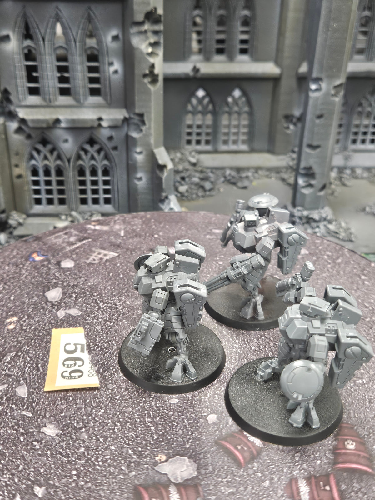 3x Crisis Battlesuits #569 Tau T'au Empire Warhammer 40k