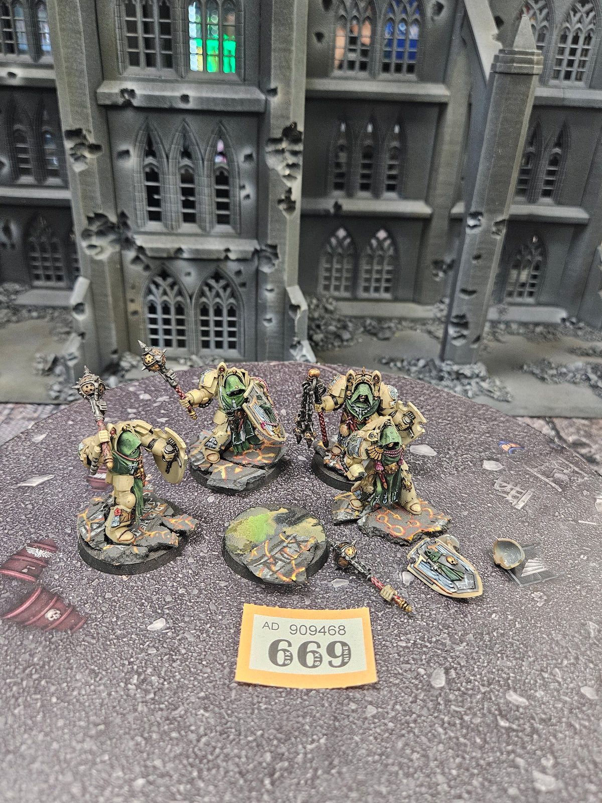 4xDeathwing Knights Dark Angels #669 Space Marines Warhammer 40k
