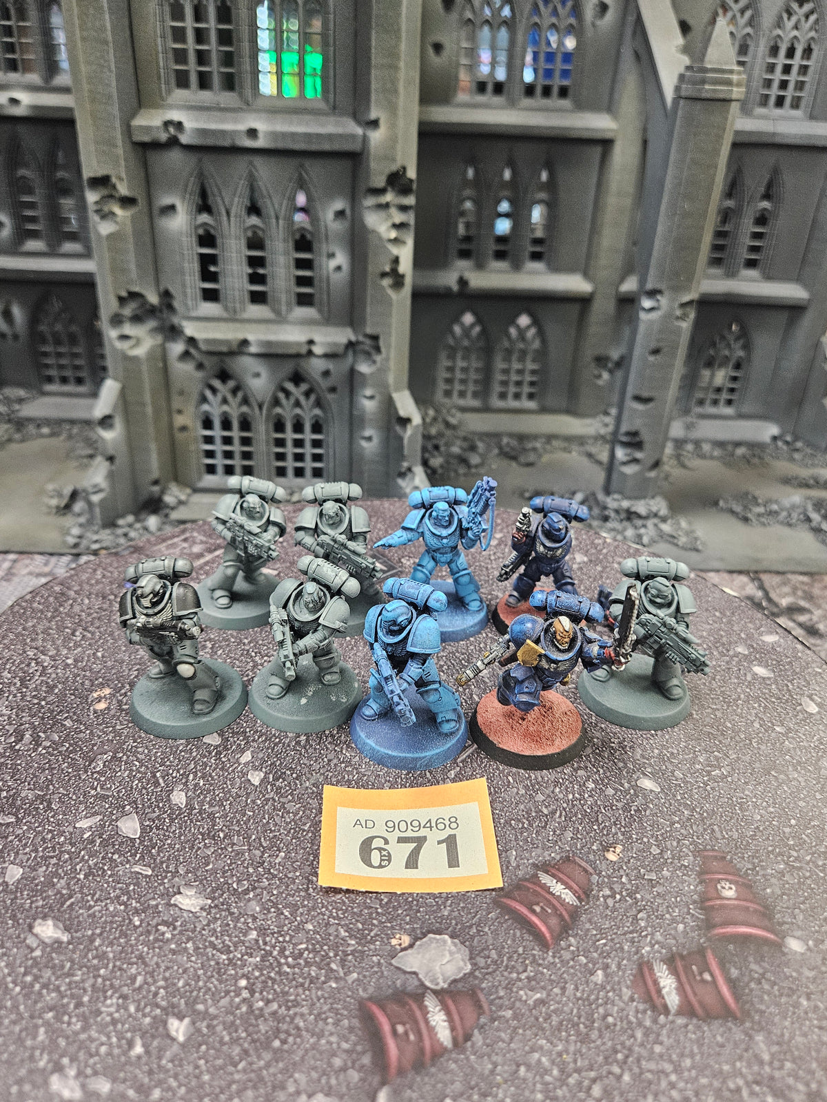9x Primaris Intercessors #671 Space Marines Warhammer 40k