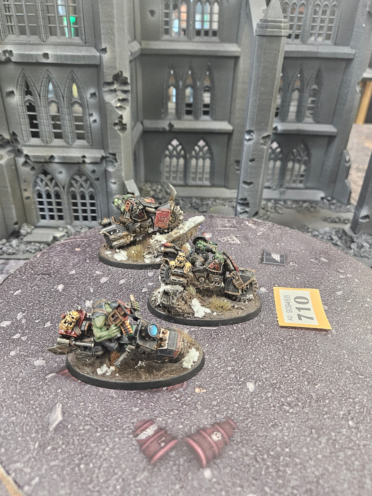 3x Warbikers #710 Very Well Painted Orks Warhammer 40k