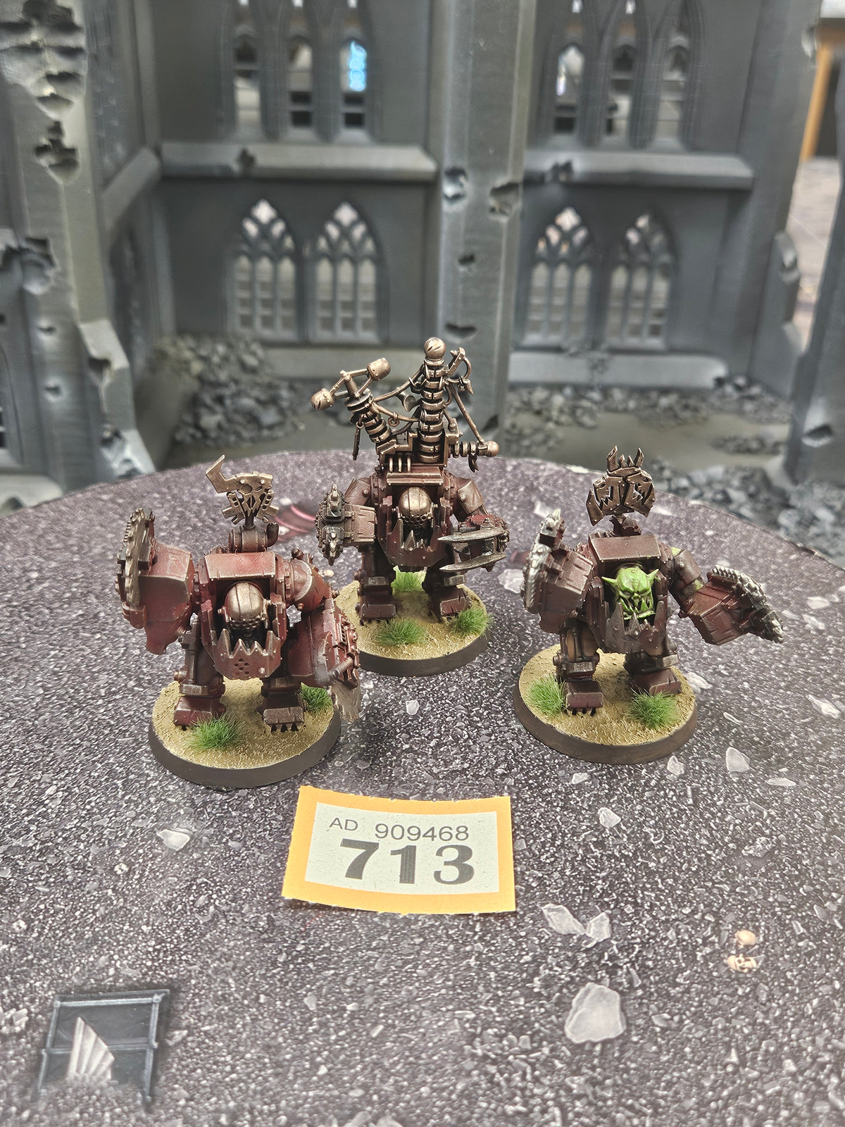 3x Mega Nobz #713 Orks Warhammer 40k
