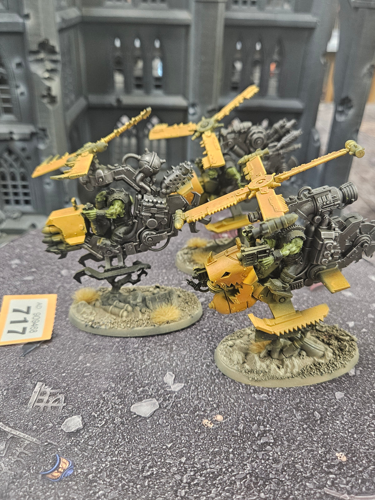 3x Deffkoptas #717 Orks Warhammer 40k