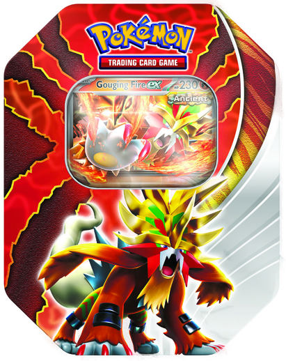 Pokémon TCG: Paradox Destinies Tin - Gouging Fire EX
