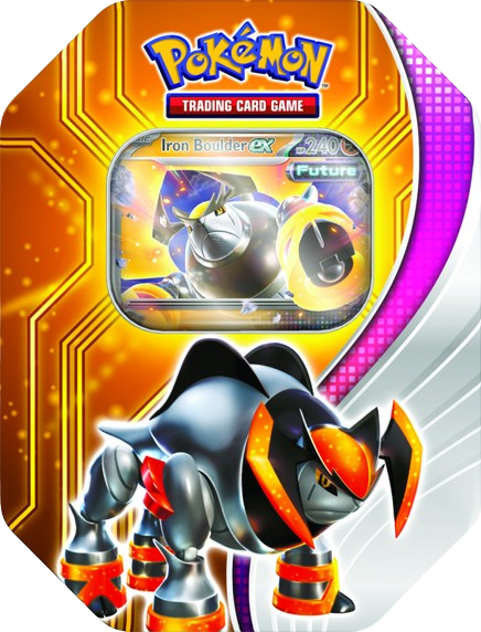 Pokémon TCG: Paradox Destinies Tin - Iron Boulder EX