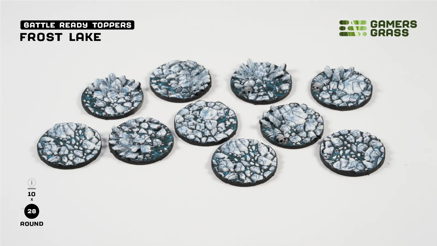 Frost Lake – Round 28mm (x10)