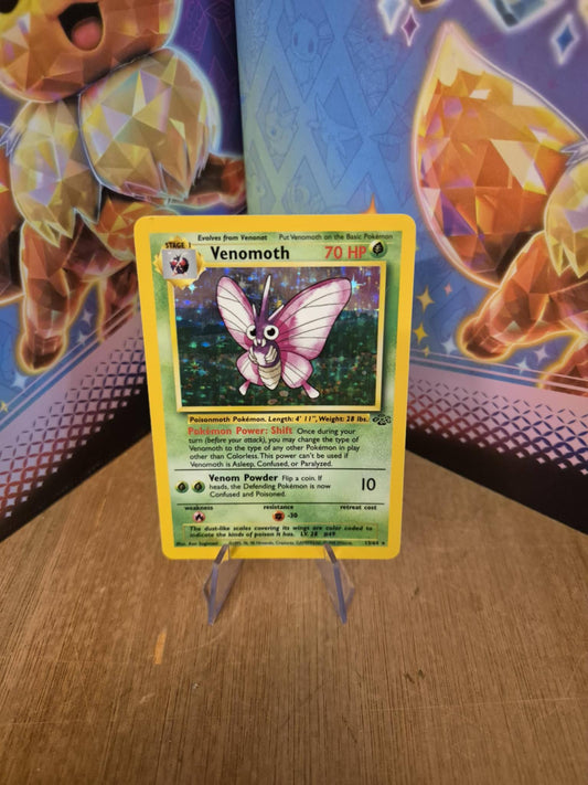 Venomoth Holo 13/64 Jungle Single Pokémon Card