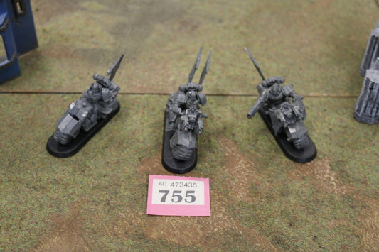 3x Ravenwing Bike Squad 755 See Photos Dark Angels Space Marines Warhammer 40k