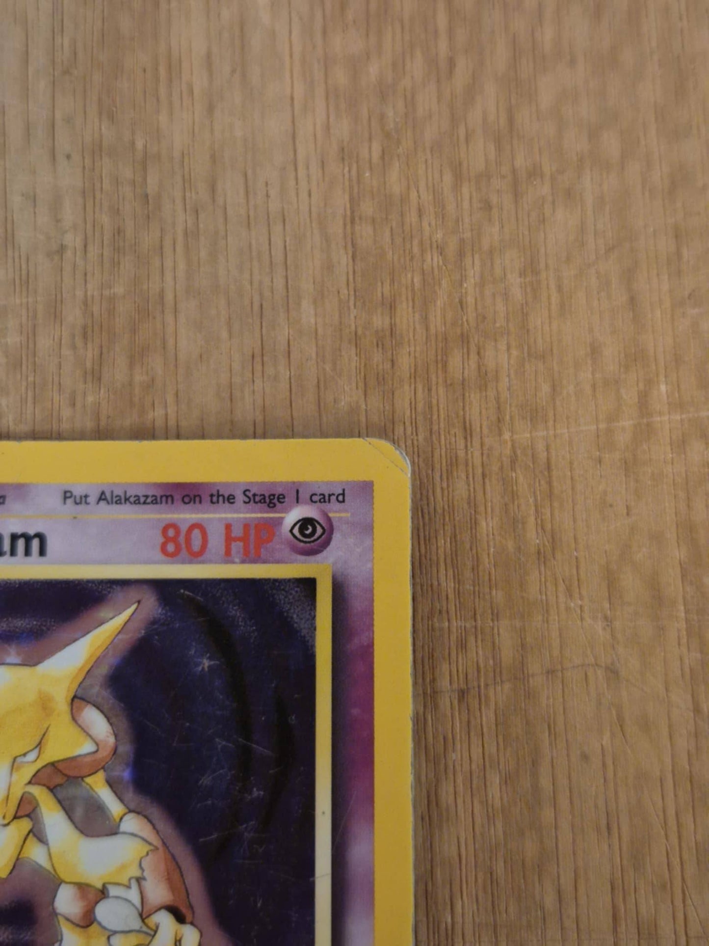 Alakazam Holo 1/102 Base Set Single Pokémon Card