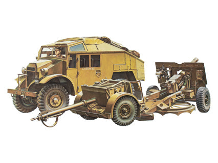 1/35 British 25-pdr Field Gun & Quad Gun Tractor