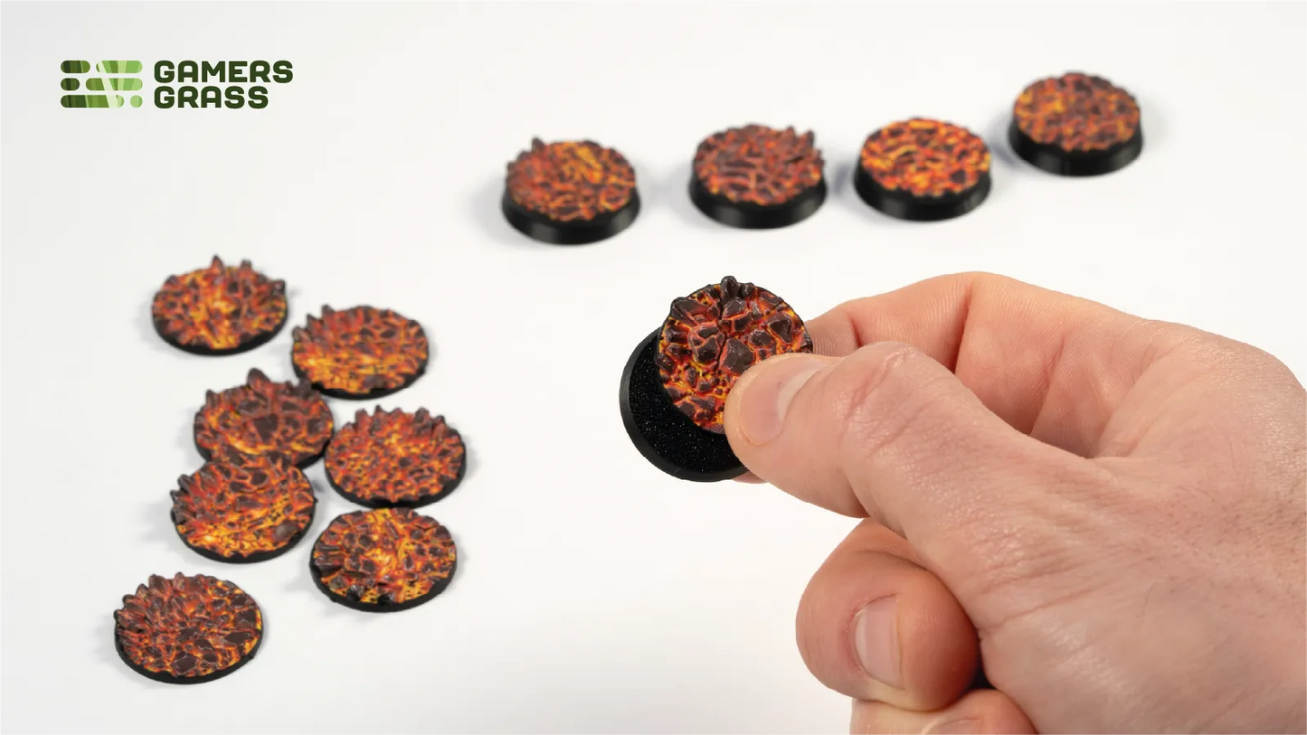 Molten Lava – Round 25mm (x12)