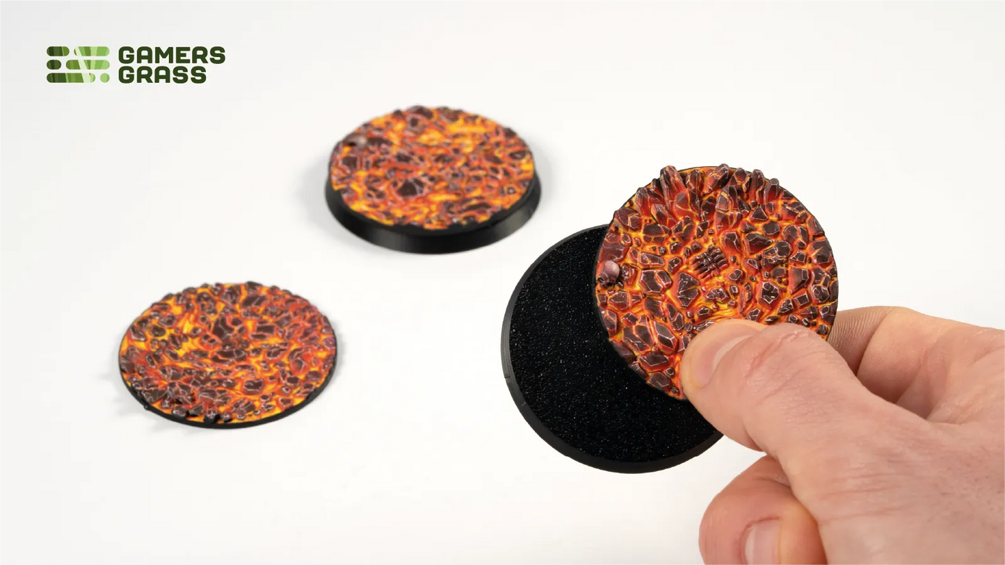 Molten Lava – Round 50mm (x3)