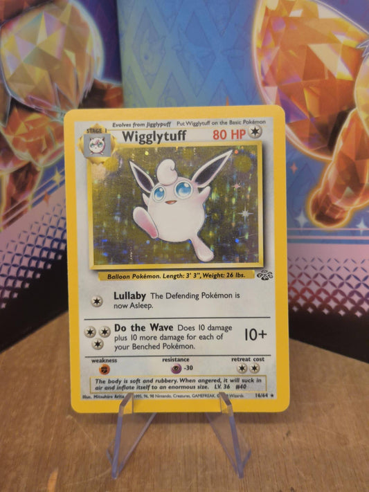 Wigglytuff Holo 16/64 Jungle Single Pokémon Card
