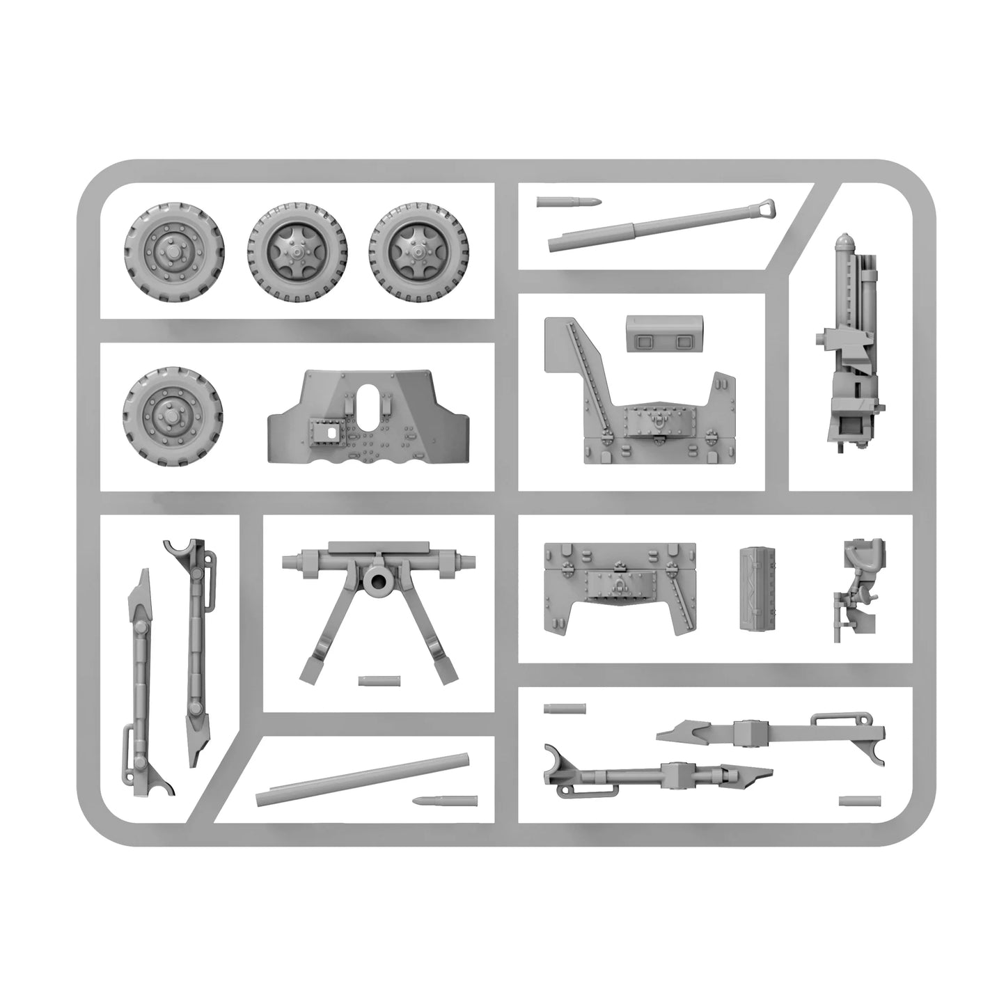 British 6-Pounder Anti-Tank Gun (plastic)