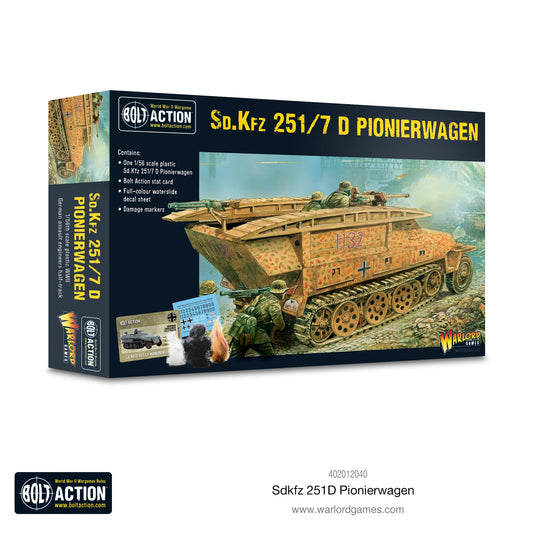 German Sd.Kfz 251/7 Ausf D Half Track "Pionierwagen"