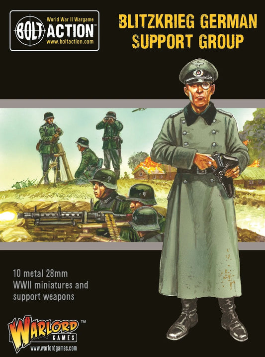 German Blitzkrieg Support Group (HQ, Mortar & MMG)