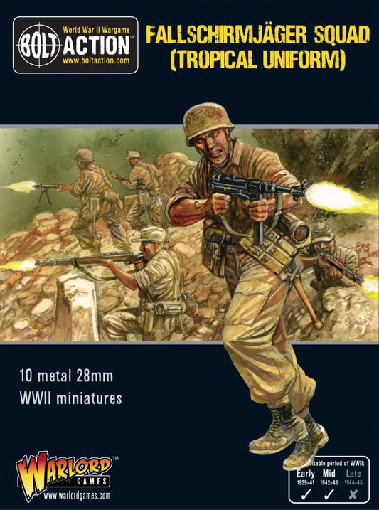 German Fallschirmjager in Tropical Uniform Squad