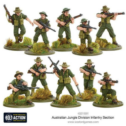 British Australian Jungle Division Infantry Squad