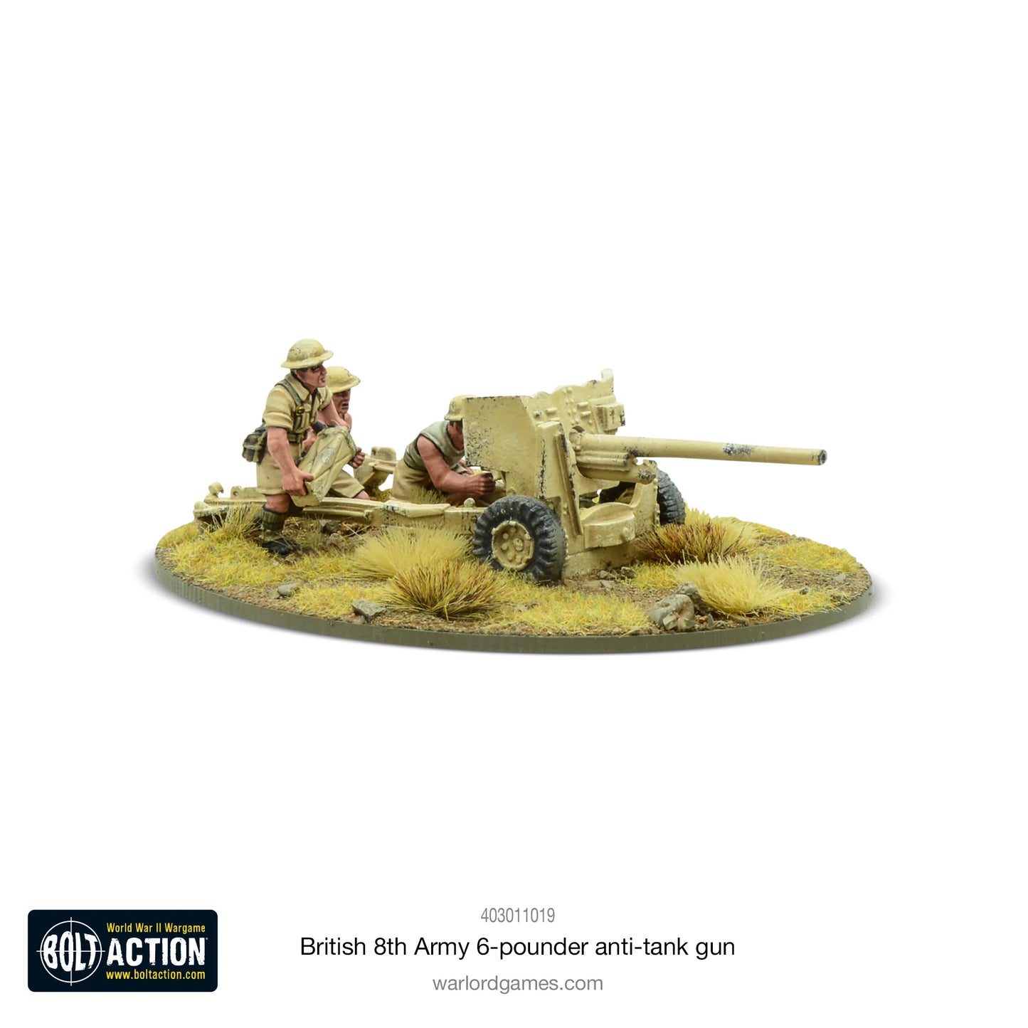 British 8th Army 6 Pounder ATG