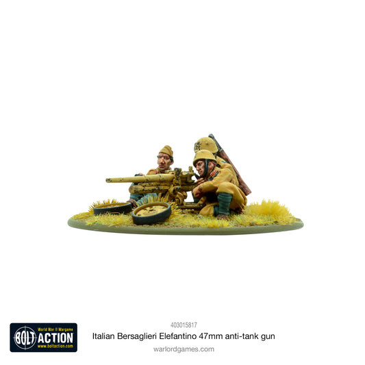 Italian Bersaglieri Elefantino 47mm Anti Tank Gun