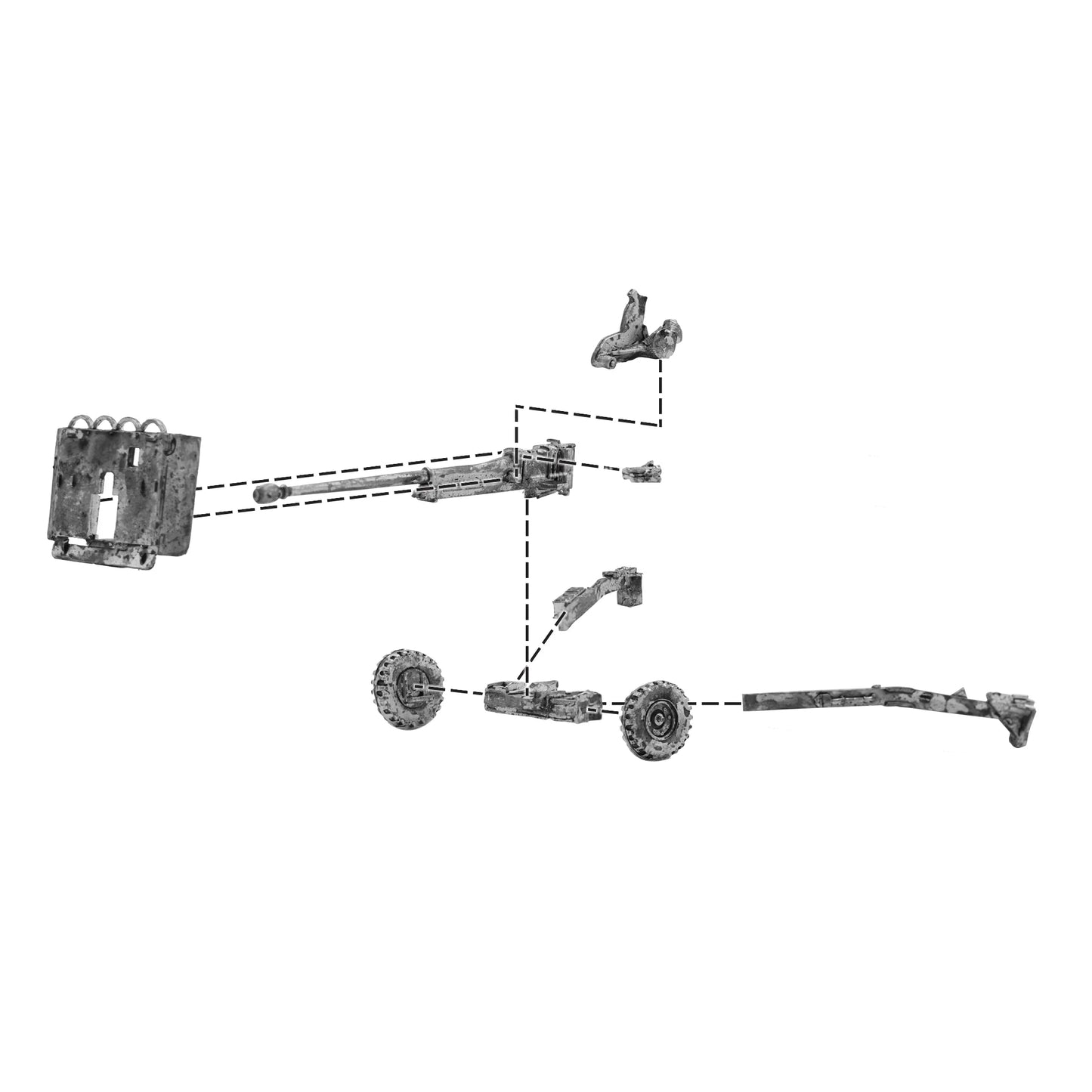 17 Pdr Anti-Tank Gun with British Infantry (Winter) Crew