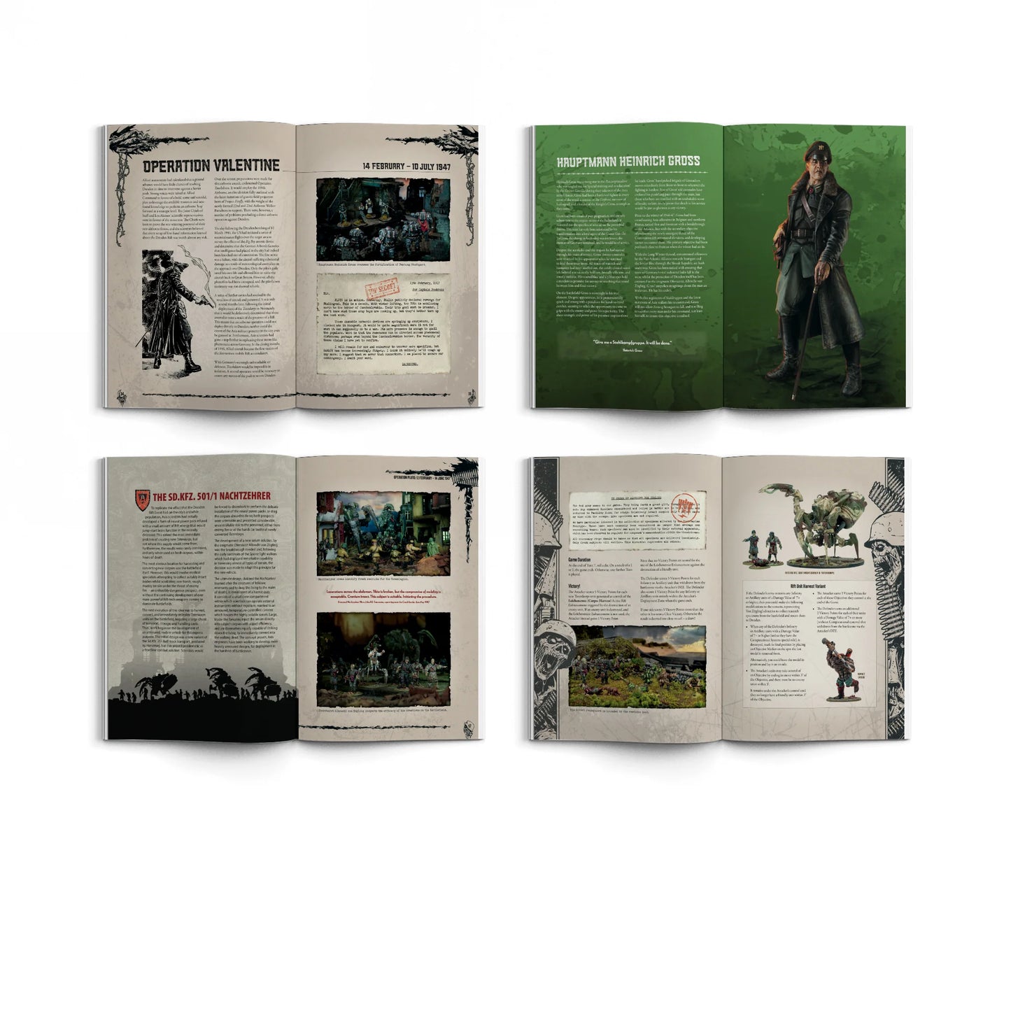 Konflikt '47: Festung Europa & 'Operation Touchdown' Book + Miniature