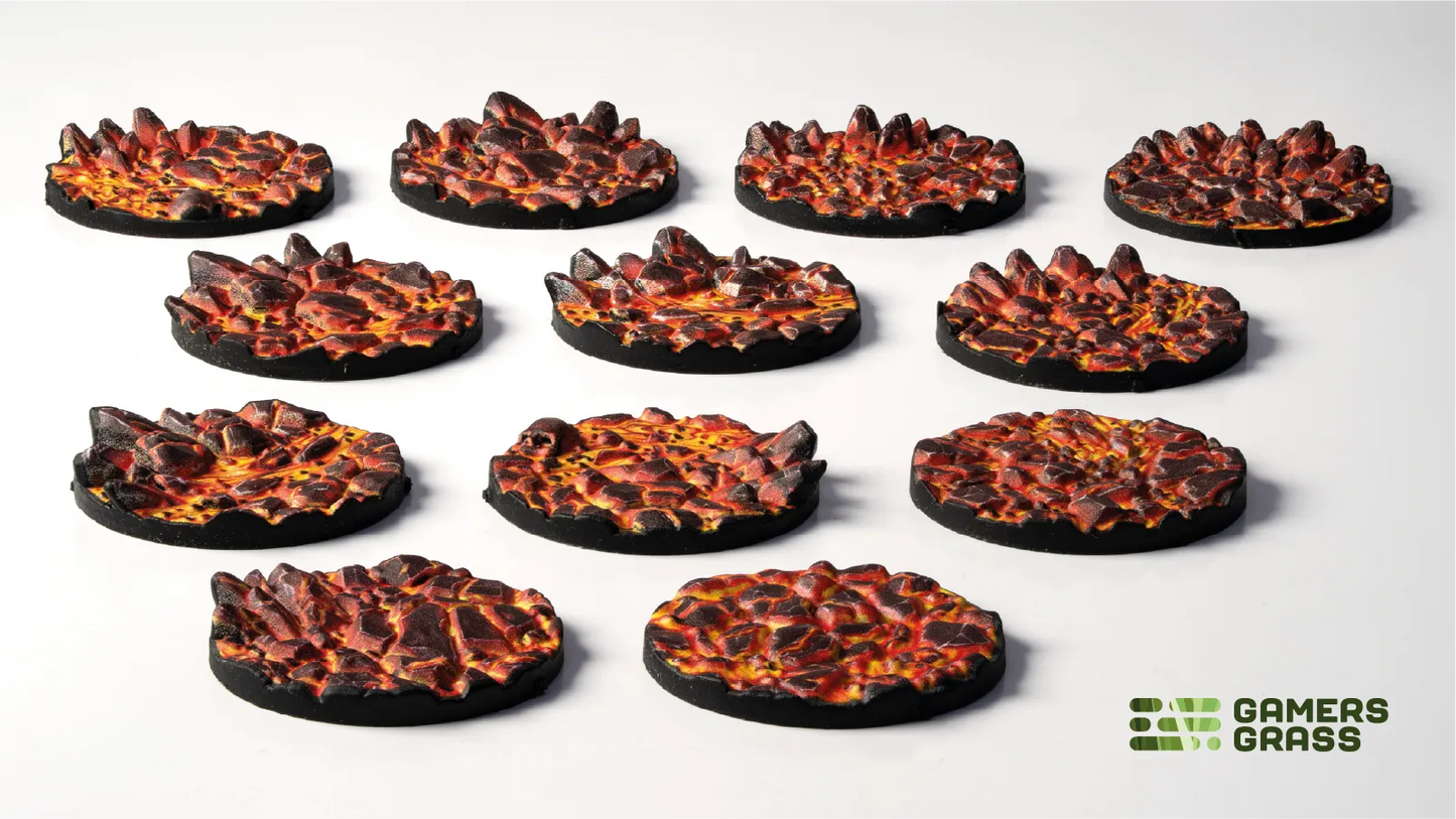 Molten Lava – Round 25mm (x12)