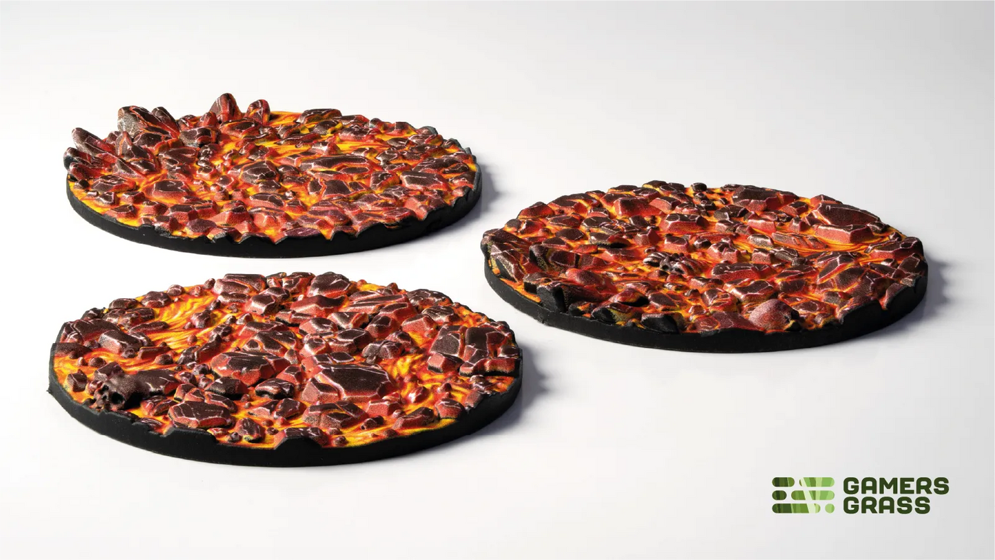 Molten Lava – Round 50mm (x3)