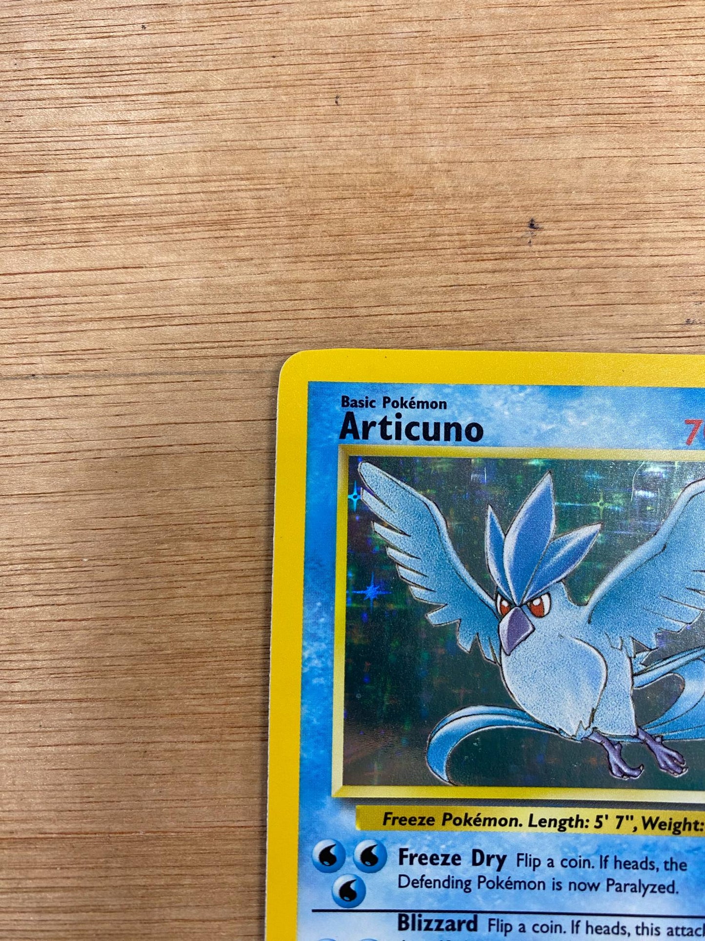Articuno Holo 2/62 Fossil Single Pokémon Card