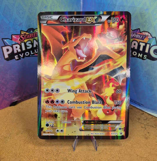 Charizard EX XY121 JUMBO Black Star Promo Single Pokémon Card