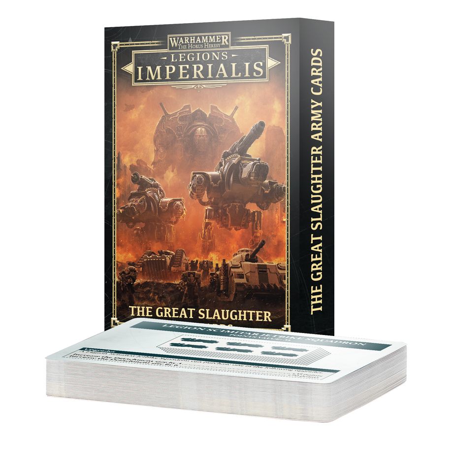 Legions Imperialis The Great Slaugher Army Cards