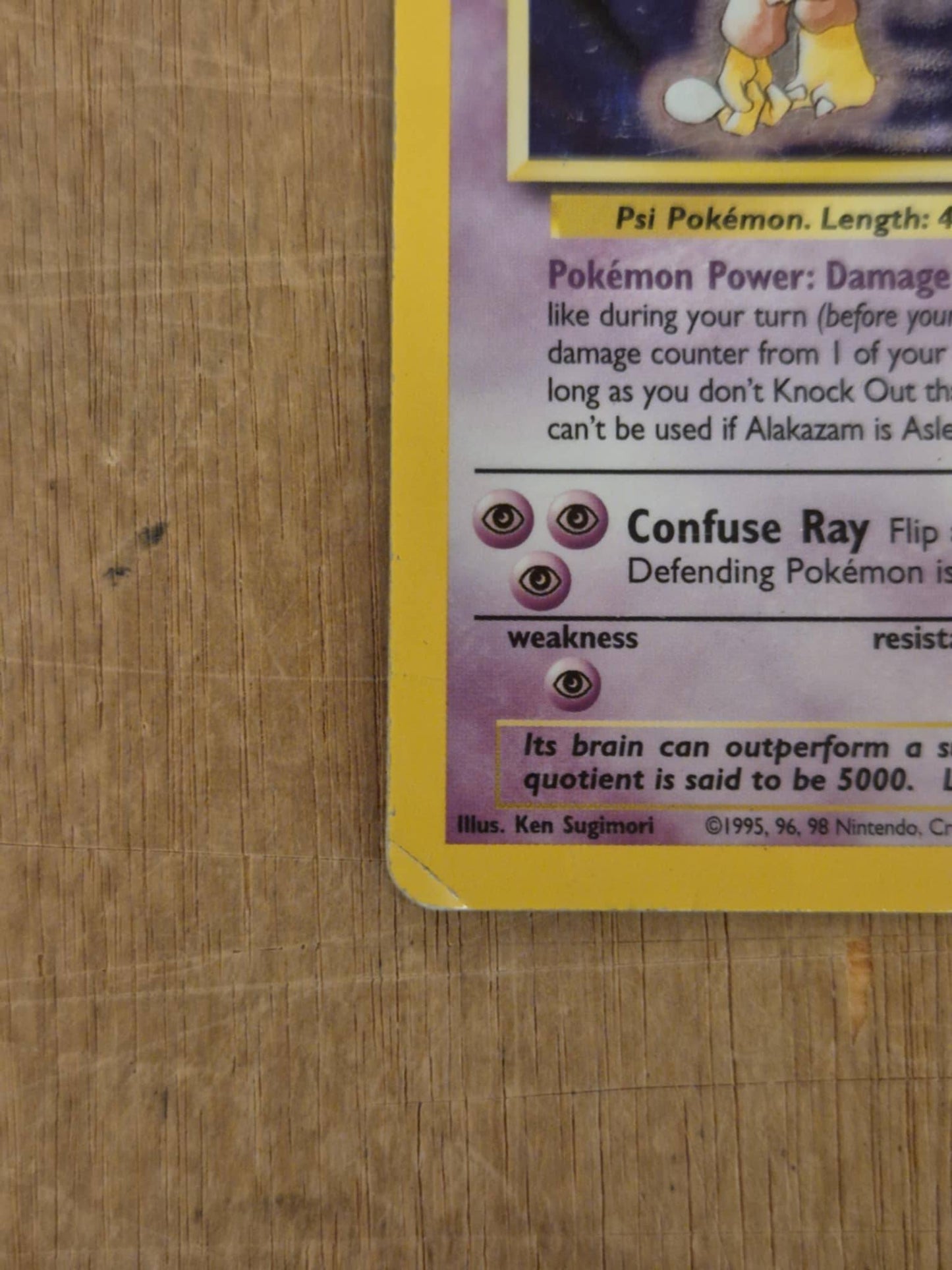 Alakazam Holo 1/102 Base Set Single Pokémon Card
