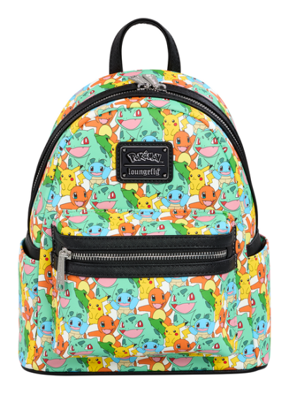 Pokémon Pikachu and Starters Mini Backpack