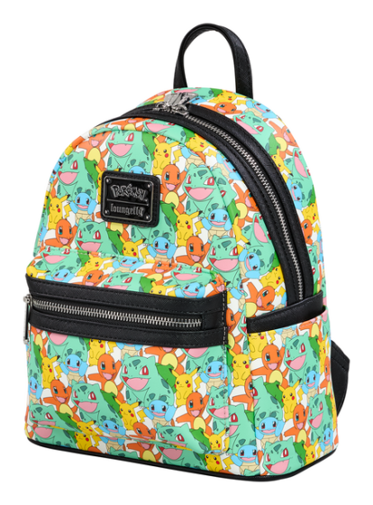 Pokémon Pikachu and Starters Mini Backpack