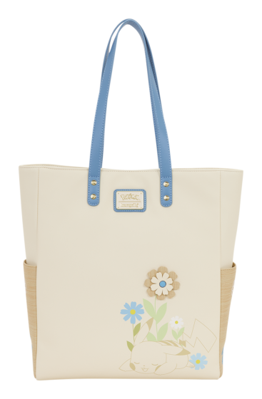 Pokemon Floral Tote Bag with Coin Bag