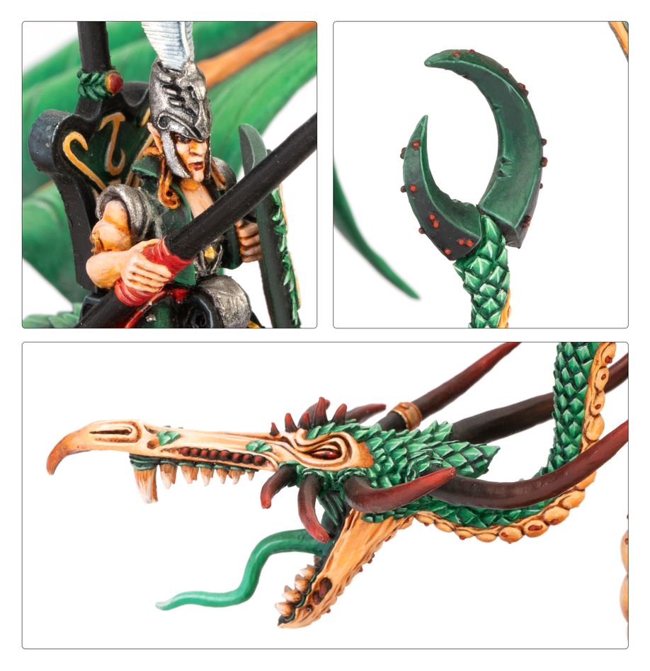 Wood Elf Noble on Forest Dragon