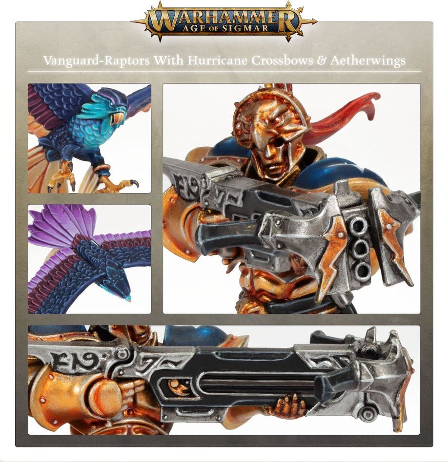 Vanguard-Raptors with Hurricane Crossbows & Aetherwings