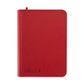 9 Pocket Exo Tec Zip Binder - Fire Red