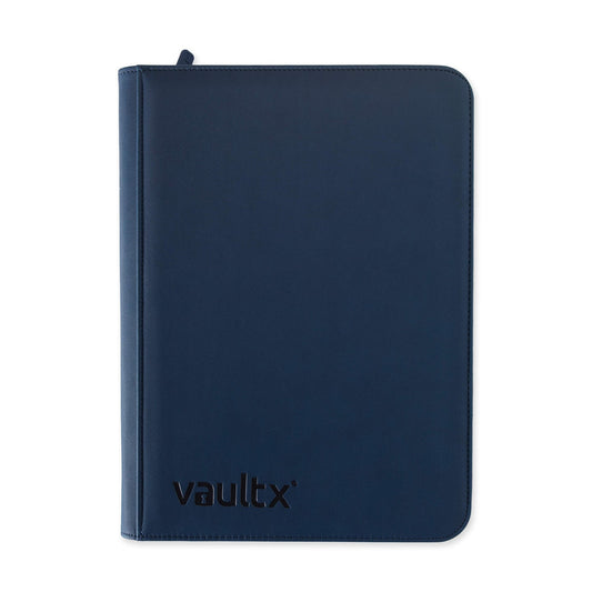 9 Pocket Exo Tec Zip Binder - Royal Blue