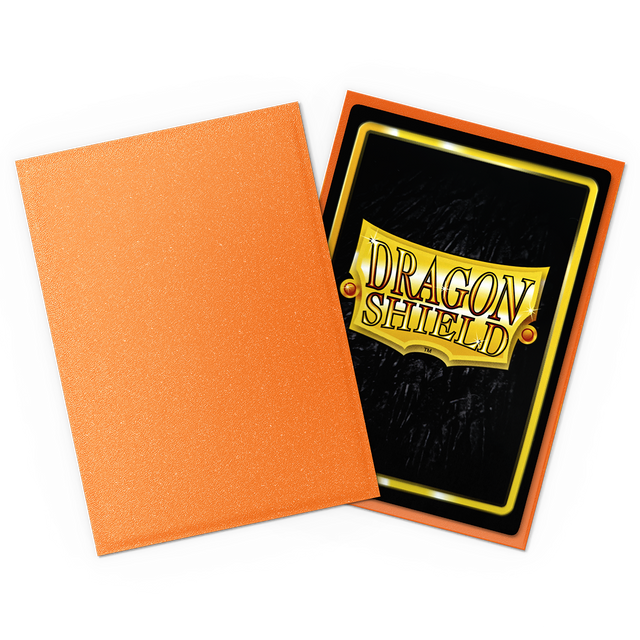 Dragon Shield Amber Matte Sleeves - Standard Size (100)