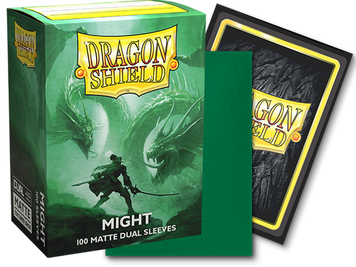 Dragon Shield Matte Dual Sleeves Standard Size - Might (100)