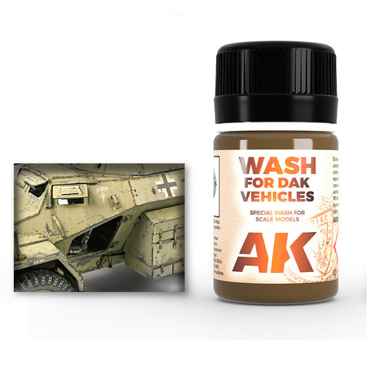 AK Weathering Paints - Afrika Korps Wash