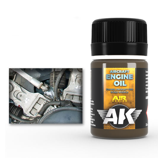 AK Weathering Paints - Aircraft Engine Oil