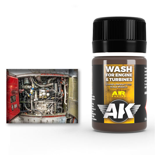 AK Weathering Paints - Aircraft Engine Wash