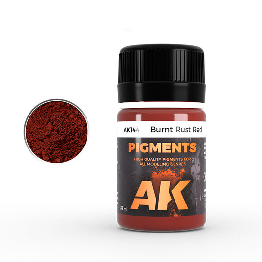 AK Weathering Paints - Burnt Rust Red Pigment
