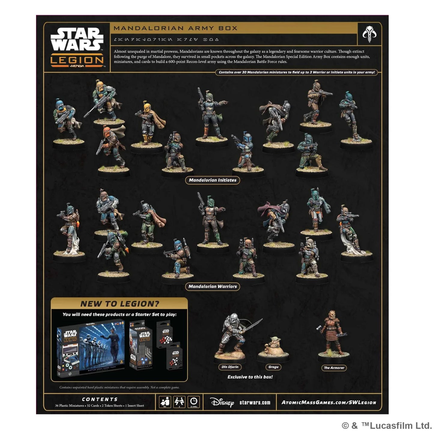 Star Wars: Legion - Mandalorian Army Box Special Edition MAX 1 PER CUSTOMER