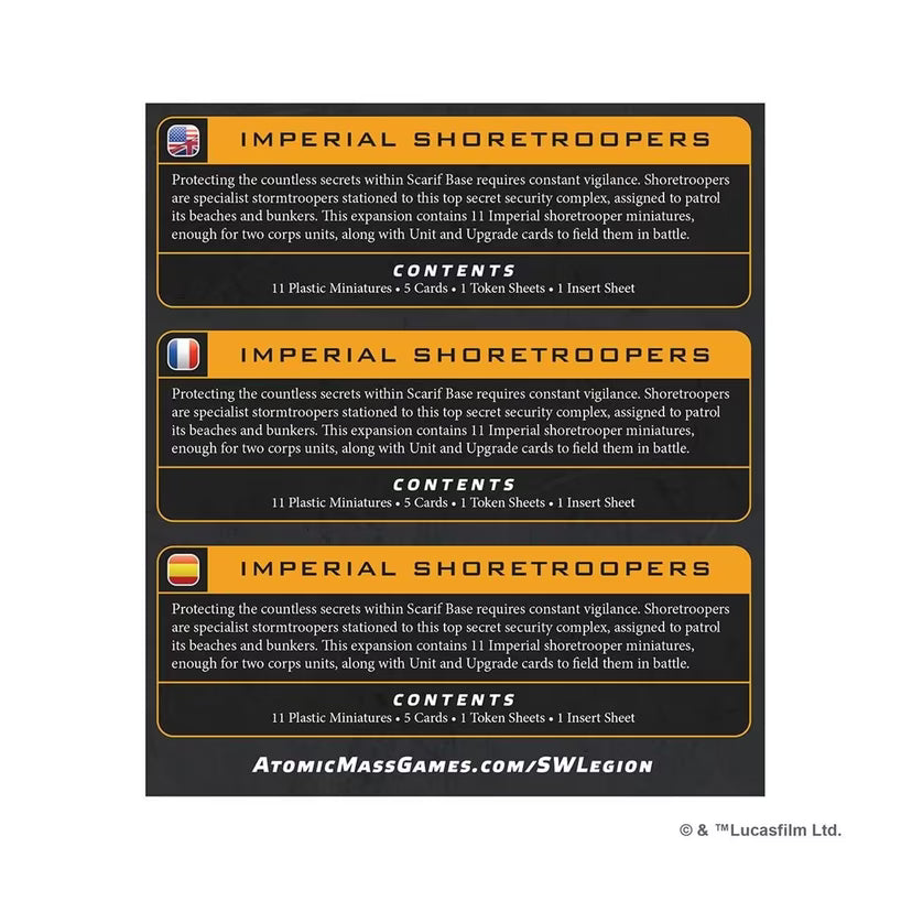Star Wars: Legion - Imperial Shoretroopers
