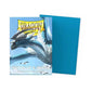 Dragon Shield Matte Dual Standard Sleeves - Sky Blue & Silver