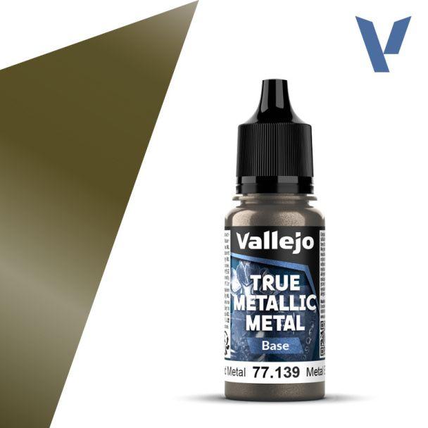 Vallejo True Metallic Metals - Aged Metal (Base)