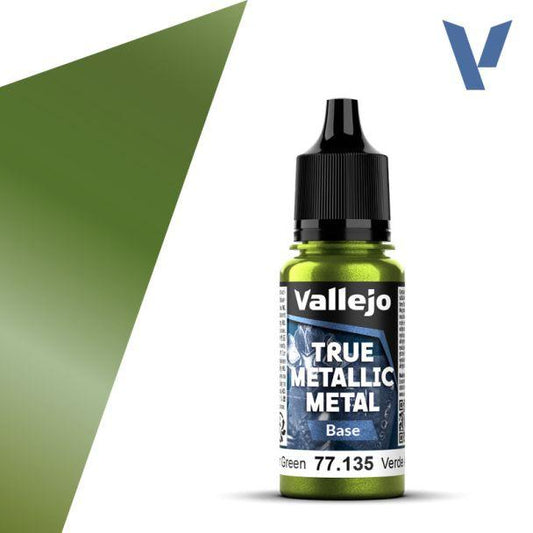 Vallejo True Metallic Metals - Amber Green (Base)